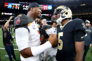 Bucs Qb Jameis Winston And Saints Qb Teddy Bridgewater