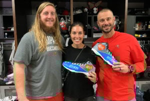 Bucs Director Of Player Personnel John Spytek And His Wife Kristin With Bucs Rg Alex Cappa