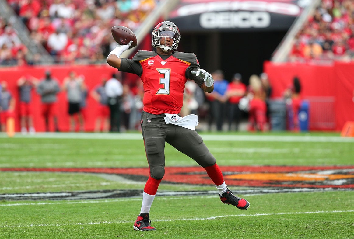 Bucs Qb Jameis Winston – Photo By: Cliff Welch/Pr