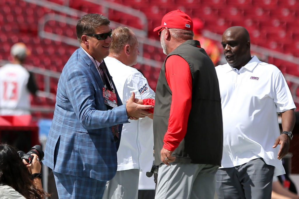 Bucs Gm Jason Licht And Head Coach Bruce Arians