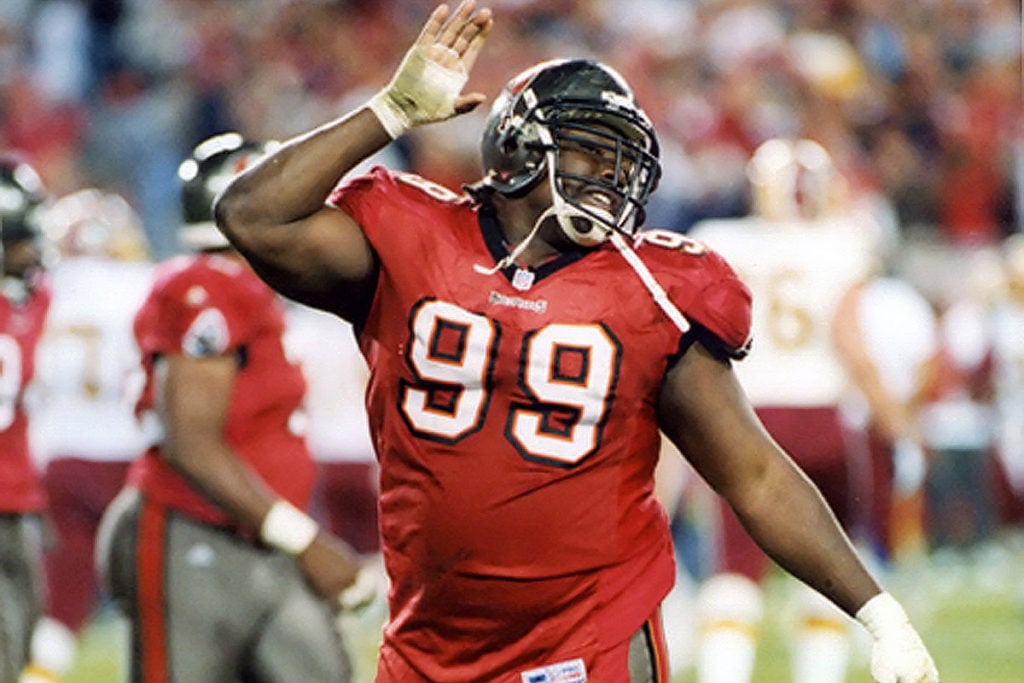 Bucs Hall Of Fame Dt Warren Sapp