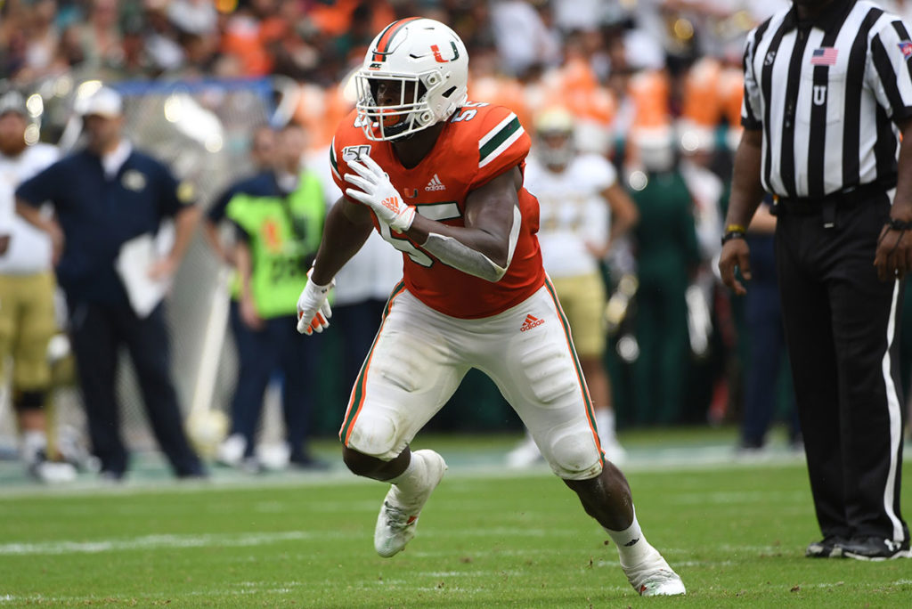 Miami Ilb Shaquille Quarterman