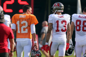 Inside Bucs Camp 8-17: Brady Thrives In Arians' Offense 3 Bucs Qb Tom Brady And Wr Mike Evans