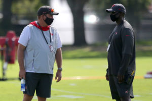 Bucs Bowles Confirms He Will Interview With Falcons 2 Licht Jason Todd Bowles Bucs Camp 2020