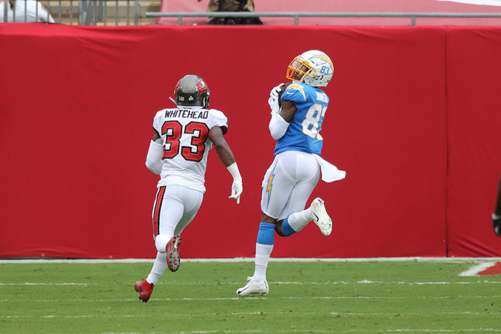 Bucs S Jordan Whitehead And Chargers Wr Tyron Johnson