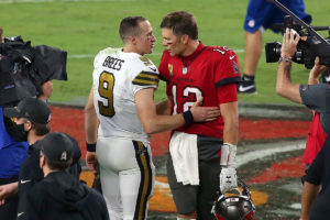 Bucs Qb Tom Brady And Saints Qb Drew Brees