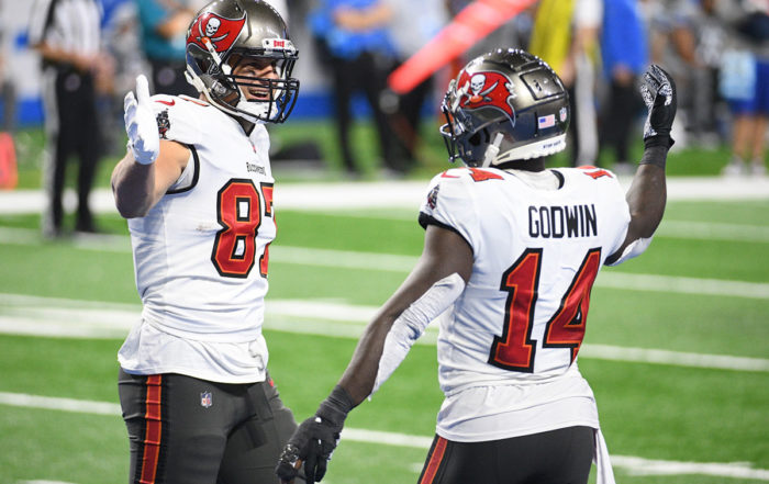 Bucs Rob Gronkowski And Chris Godwin – Photo By: Usa Today