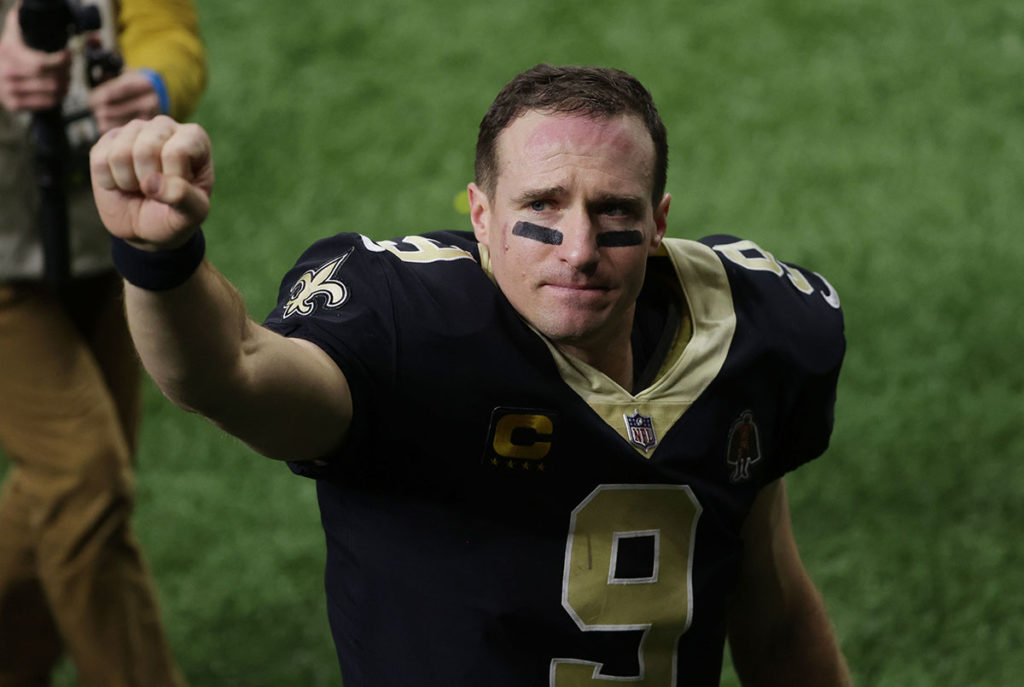 Saints Bucs Qb Drew Brees