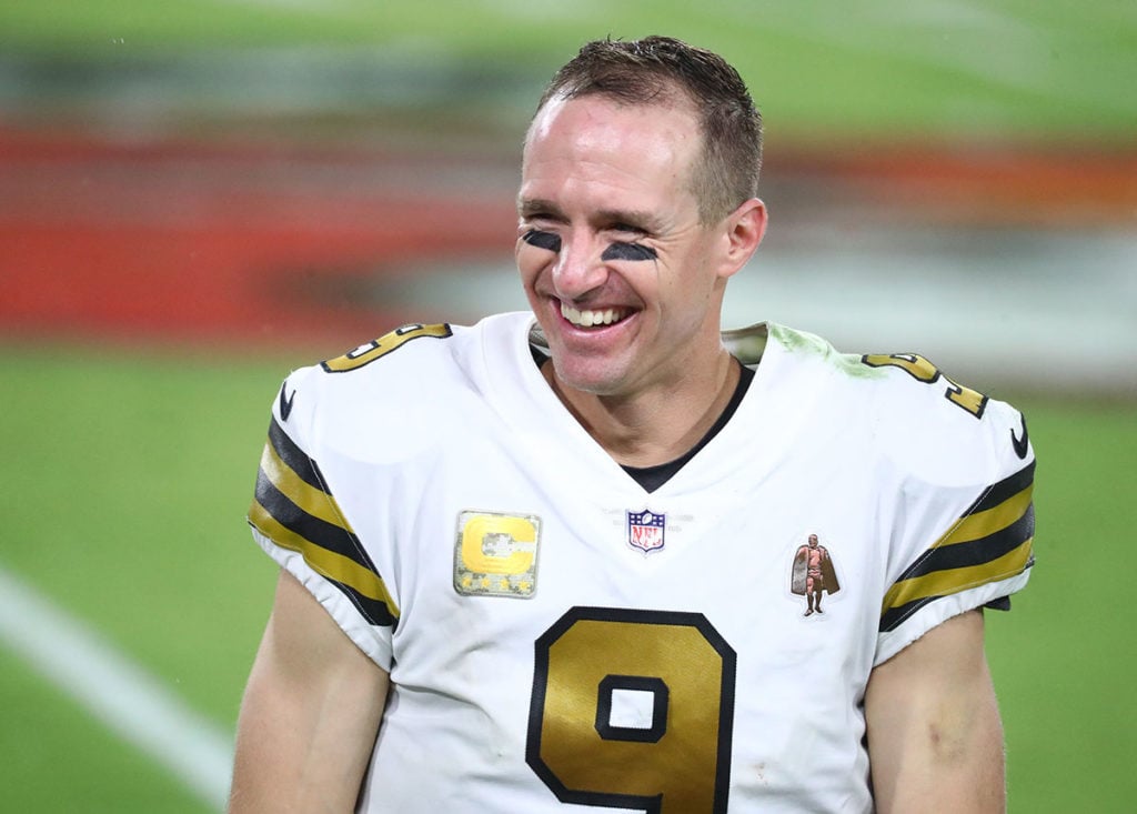 Saints Qb Drew Brees