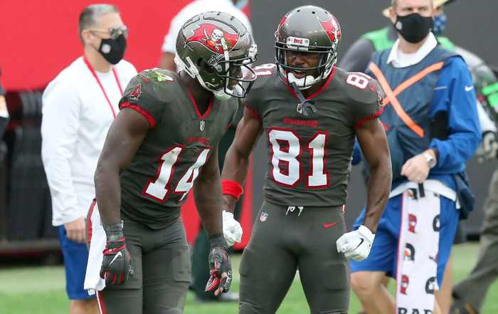 Bucs Wrs Antonio Brown And Chris Godwin Nfl