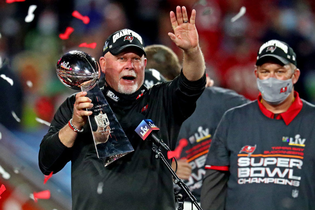 Bucs Head Coach Bruce Arians And Gm Jason Licht Espy White House