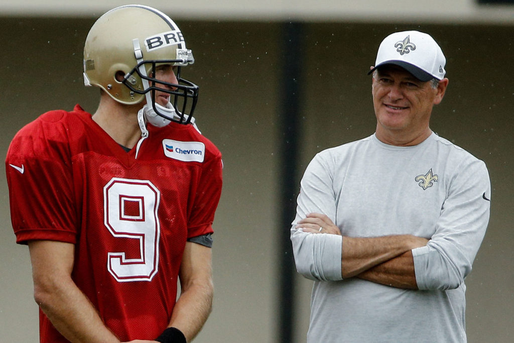 Saints Qb Drew Brees And Gm Mickey Loomis