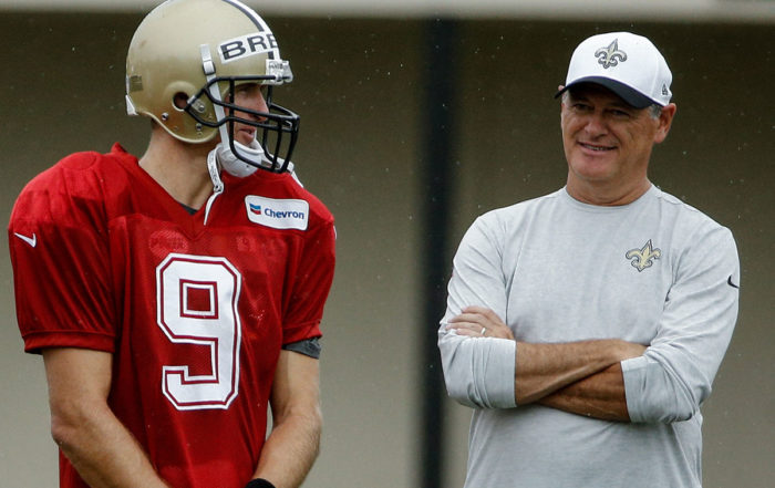 Saints Qb Drew Brees And Gm Mickey Loomis