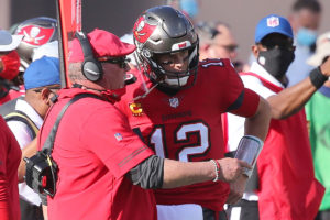 Jason Licht Reflects On Tom Brady Bucs Era 3 Bucs Head Coach Bruce Arians And Qb Tom Brady Dolphins