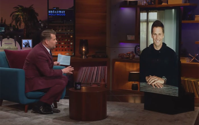 James Corden And Bucs Qb Tom Brady