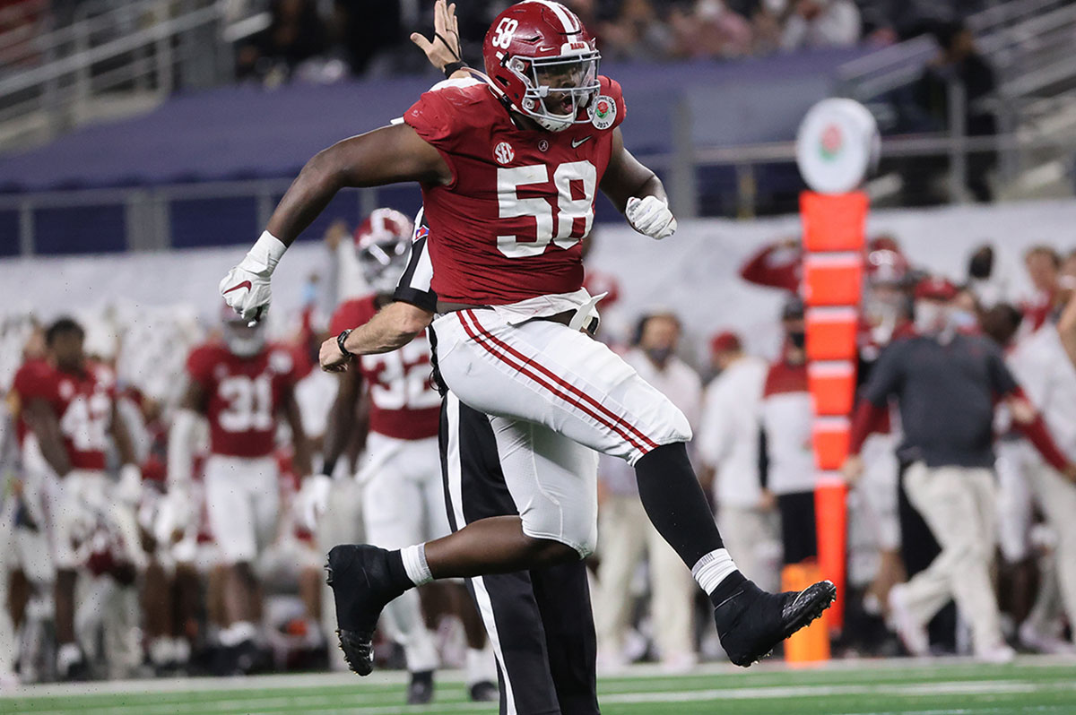 Alabama Defensive Tackle Christian Barmore