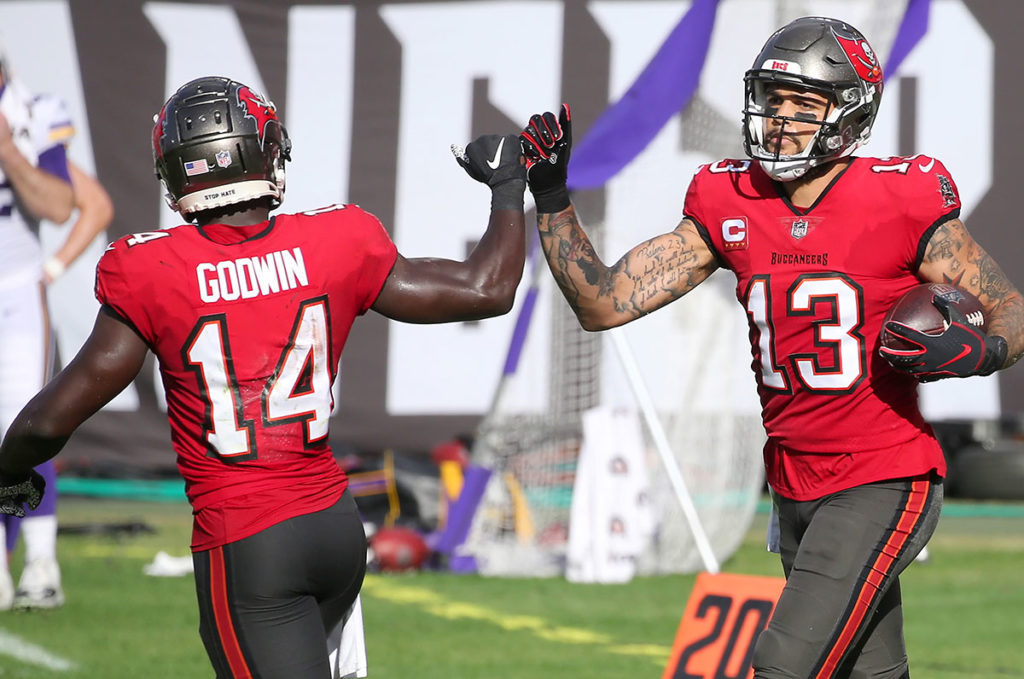 Bucs Wrs Chris Godwin And Mike Evans