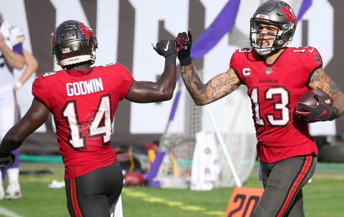 Bucs Wrs Chris Godwin And Mike Evans