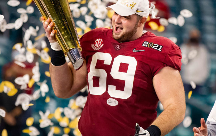 Bucs Mock Draft Alabama C Landon Dickerson