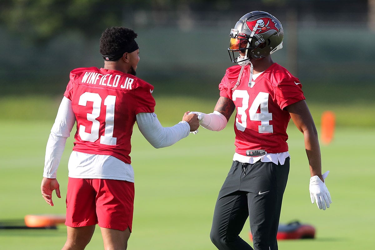 Bucs Safeties Antoine Winfield, Jr. And Javon Hagan