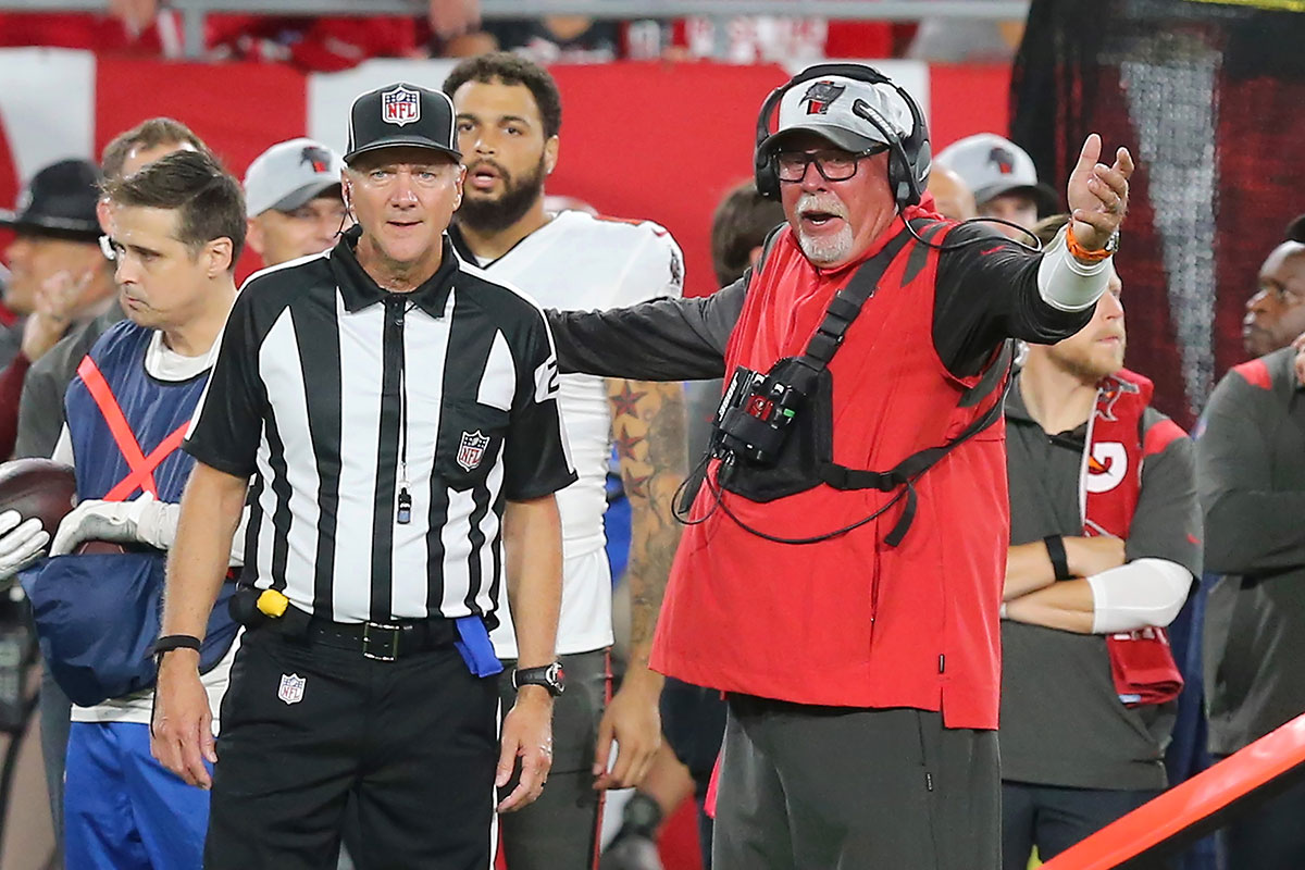 Bucs Head Coach Bruce Arians