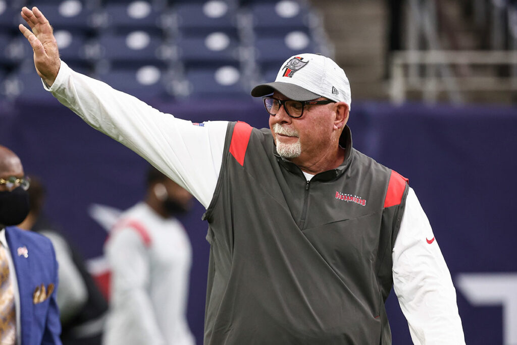 Bucs Head Coach Bruce Arians Blaine Gabbert