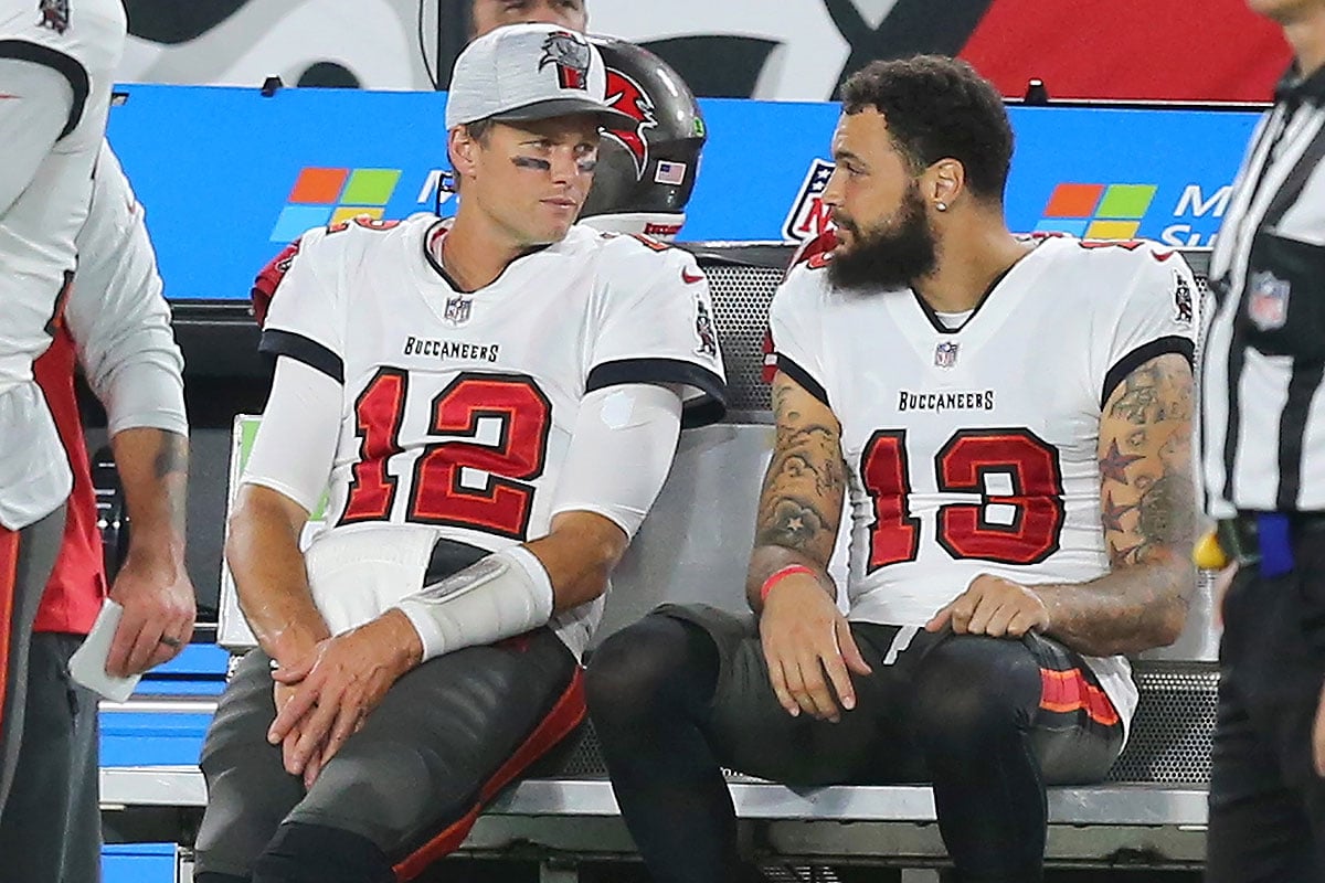 Bucs Qb Tom Brady And Wr Mike Evans