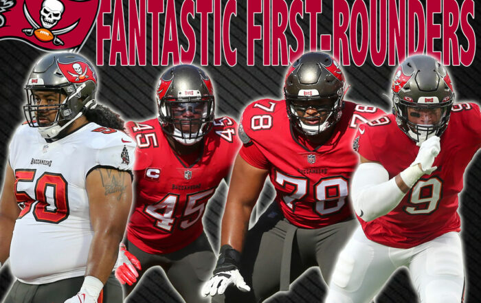 Bucs Dt Vita Vea, Ilb Devin White, Rt Tristan Wirfs, Olb Joe Tryon-Shoyinka