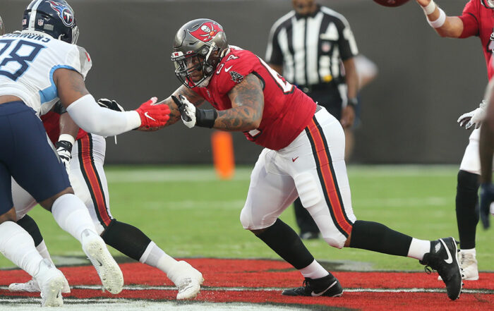Bucs G Aaron Stinnie Arians