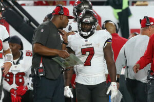 Bucs Oc Byron Leftwich And Rb Leonard Fournette