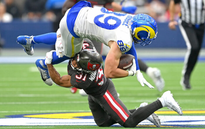 Bucs S Antoine Winfield, Jr. And Rams Te Tyler Higbee