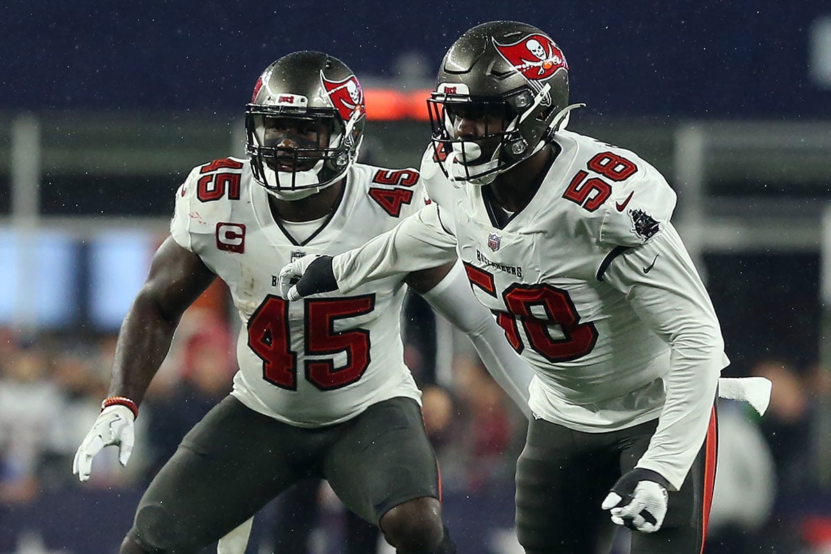 Bucs Ilb Devin White And Olb Shaq Barrett