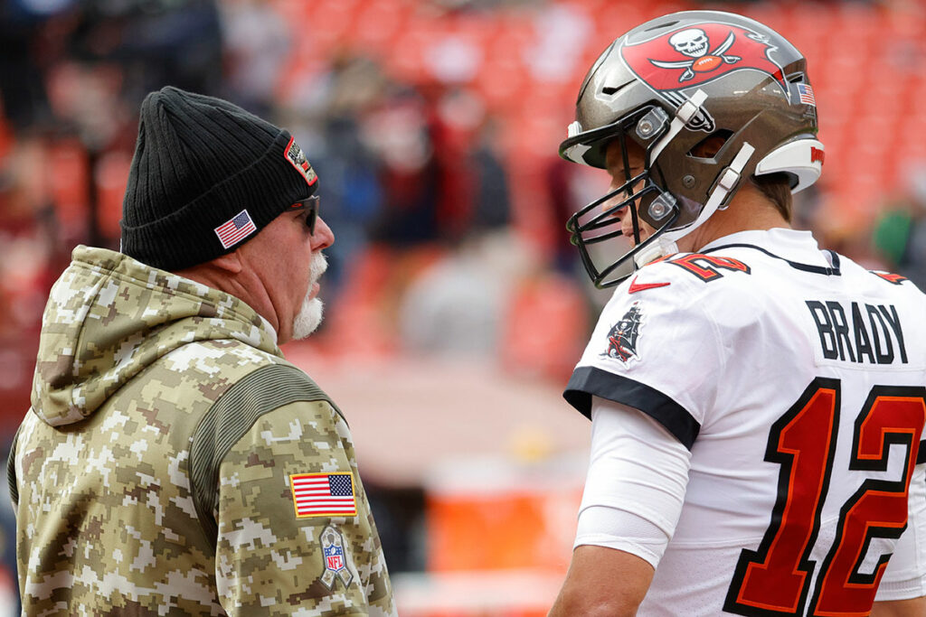 Bucs Qb Tom Brady And Hc Bruce Arians