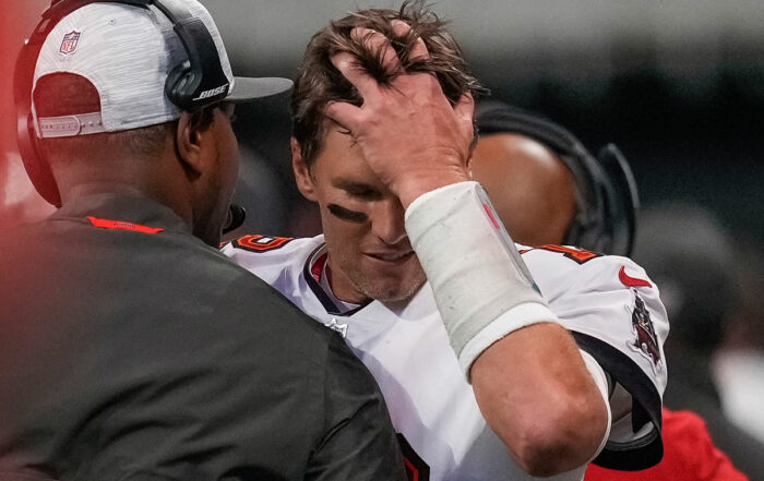 Bucs Qb Tom Brady And Oc Byron Leftwich