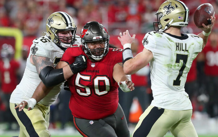 Bucs Nt Vita Vea And Saints Qb Taysom Hill