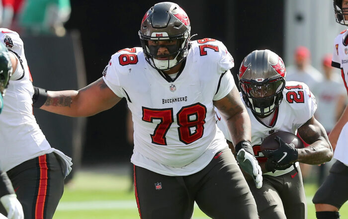 Bucs Rt Tristan Wirfs And Rb Ke'Shawn Vaughn