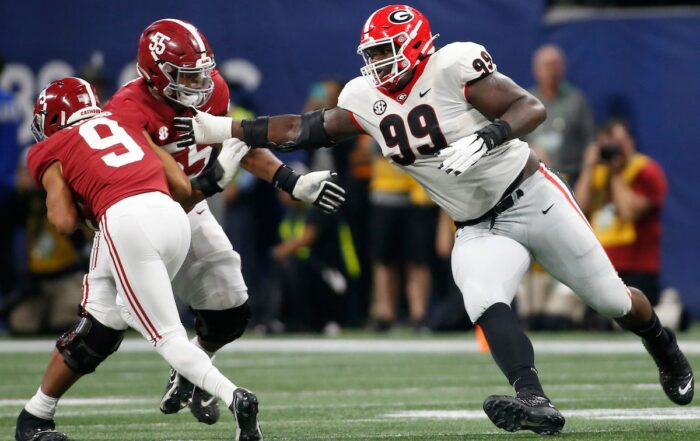 Georgia Dt Jordan Davis Bucs 2923 Nfl Mock Draft