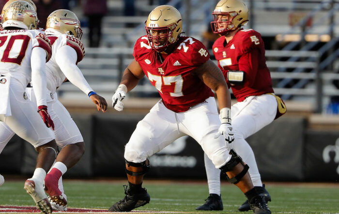 Boston College G Zion Johnson Bucs