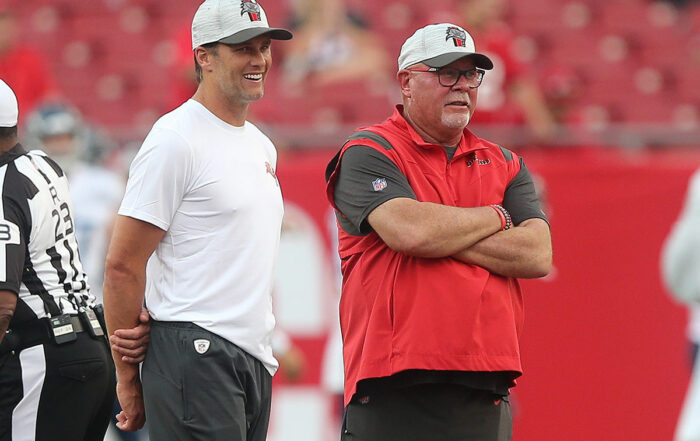 Bucs Qb Tom Brady And Senior Football Consultant Bruce Arians
