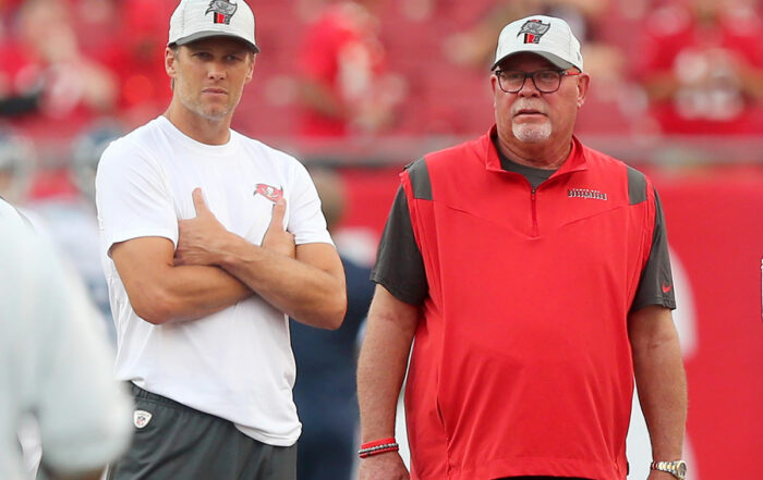 Bucs Qb Tom Brady And Senior Football Consultant Bruce Arians