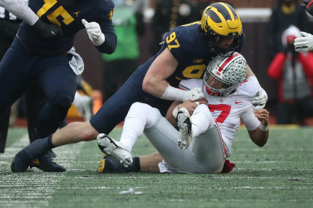 Michigan De Aidan Hutchinson Draft