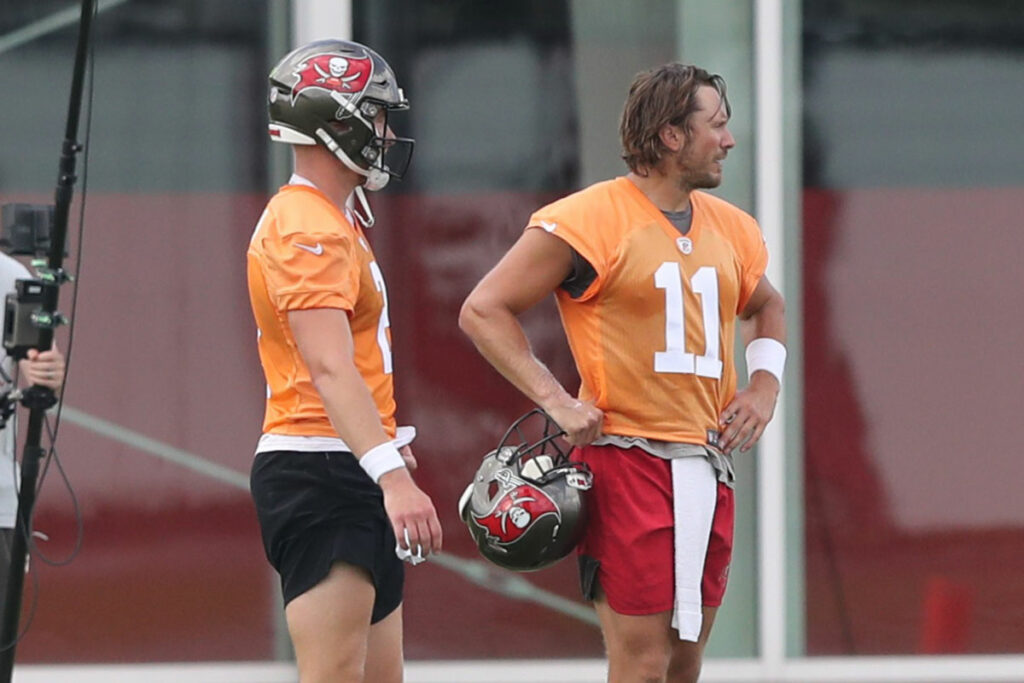 Bucs Qbs Kyle Trask And Blaine Gabbert