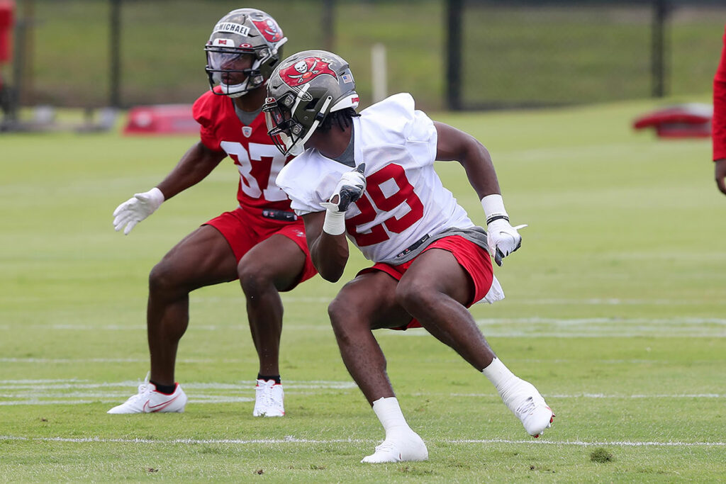 Bucs Rb Rachaad White And Cb Kyler Mcmichael