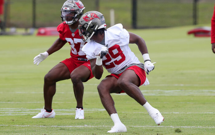 Bucs Rb Rachaad White And Cb Kyler Mcmichael