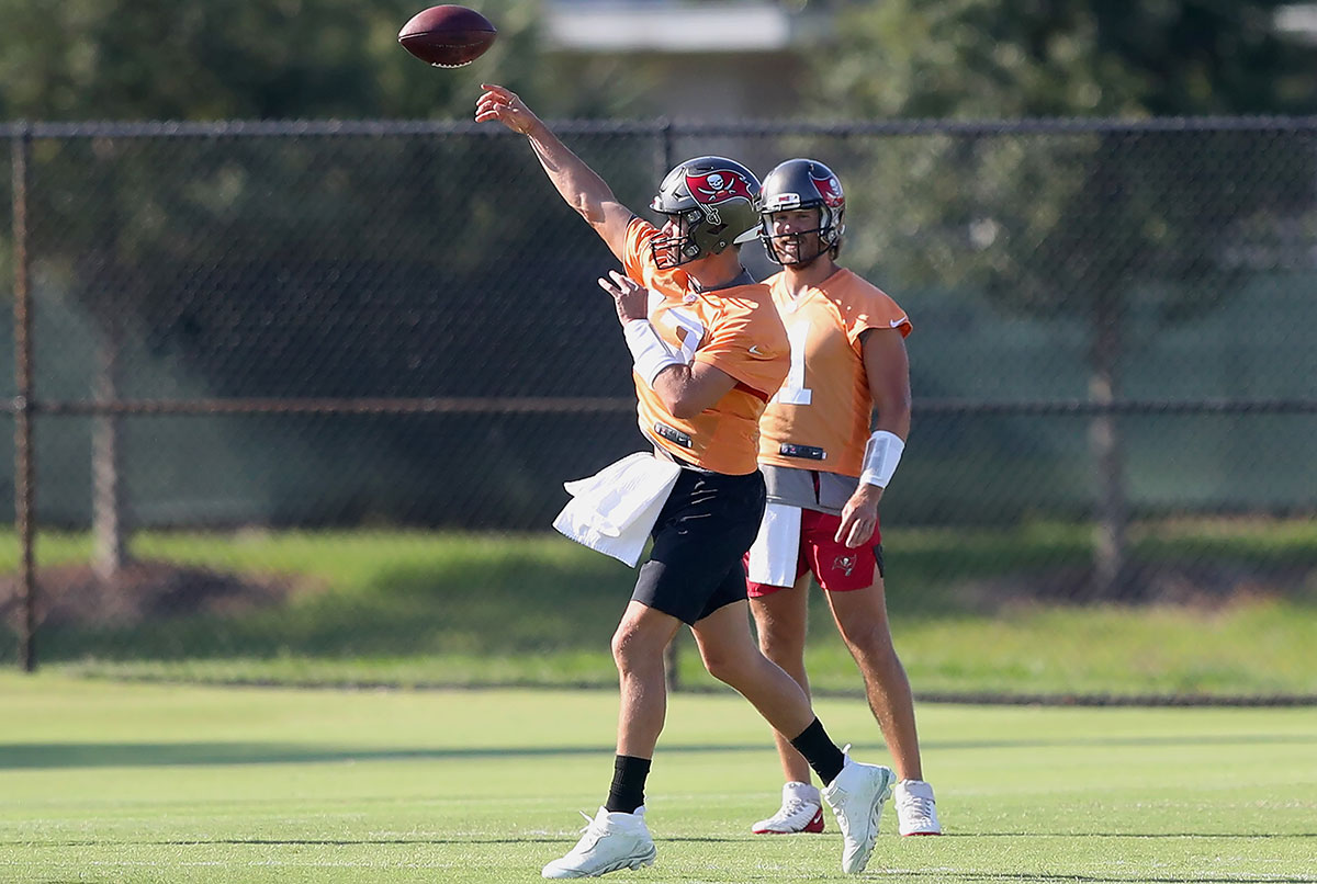 Bucs Qbs Kyle Trask And Blaine Gabbert