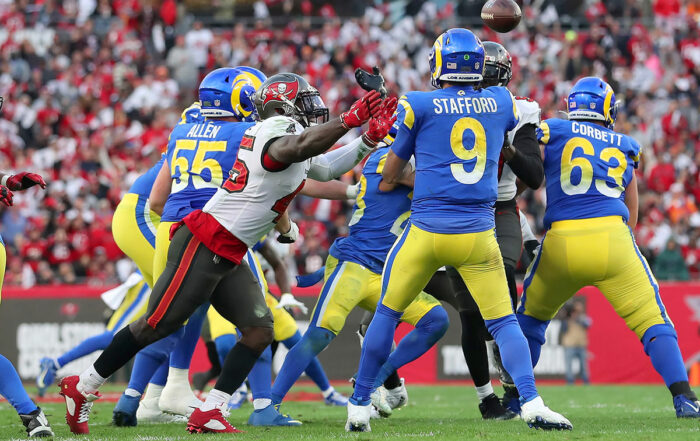 Bucs Lb Devin White And Rams Qb Matthew Stafford