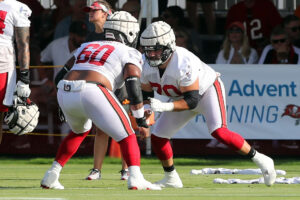 Bucs Cs Nick Leverett And Robert Hainsey