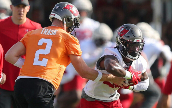 Bucs Qb Kyle Trask And Rb Rachaad White