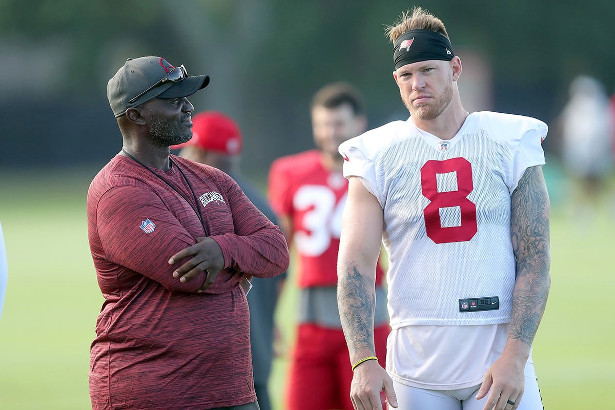 Bucs Hc Todd Bowles And Te Kyle Rudolph
