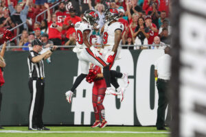 Bucs Elevate Two Players From Practice Squad For Week 2 2 Bucs Wrs Kaylon Geiger And Jerreth Sterns